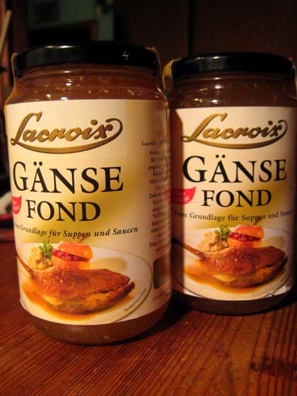 Gänsebraten