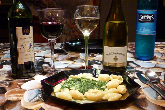 P1020829-Nudeln mit Spinat + Wein-560 P1020829-Nudeln mit Spinat + Wein-560