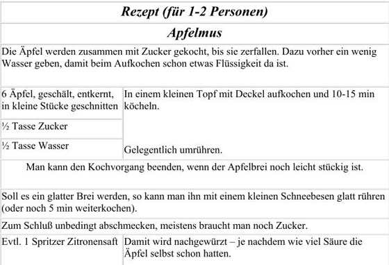 Rezept-Apfelmus Rezept-Apfelmus