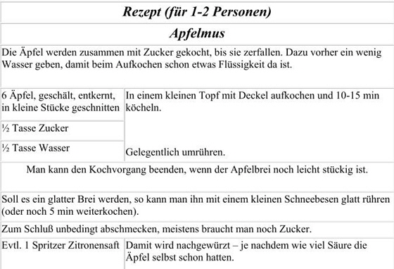 Rezept-Apfelmus