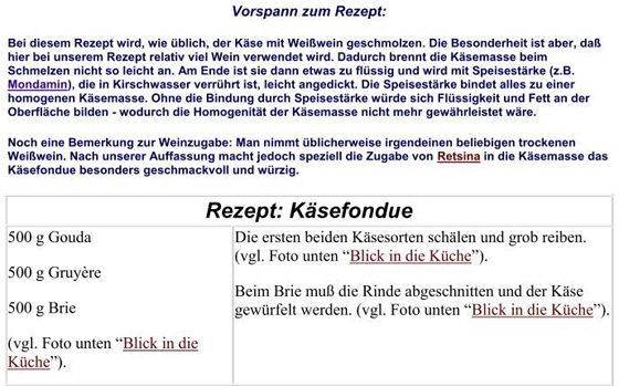 Rezept-Käsefondue Rezept-Käsefondue