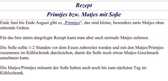 Rezept-Matjes Rezept-Matjes