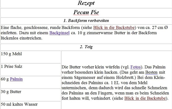 Rezept-Pecan Pie