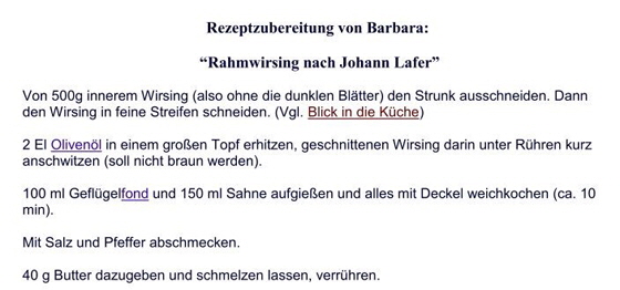 Rezept-Rahmwirsing Rezept-Rahmwirsing