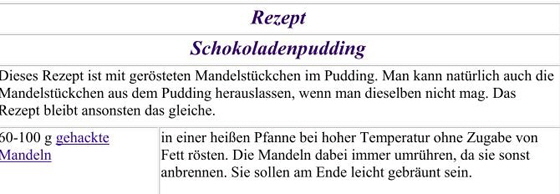 Rezept-Schokoladenpudding Rezept-Schokoladenpudding