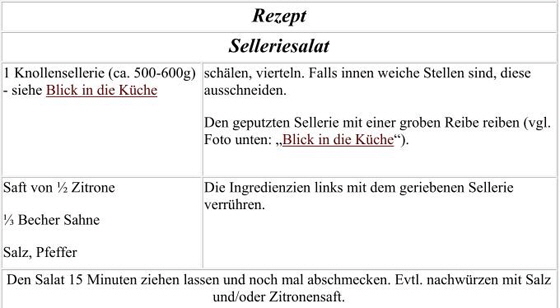 Rezept-Selleriesalat Rezept-Selleriesalat