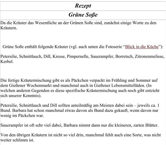 Rezept-grüne soße Rezept-grüne soße